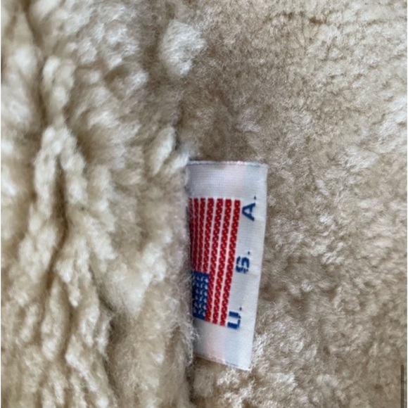 USAF BOMBER JACKET GENUINE SHEARLING
LEATHER FLIGHT TYPE G-8 SIZE XL - Picture 12 of 15